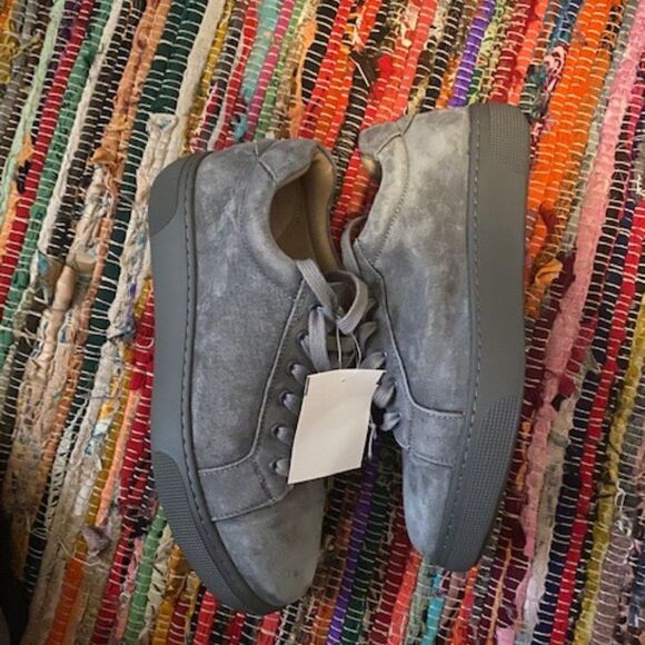 Propet Gray suede lace-up casual shoes, size 9 1/2W - Picture 4 of 8